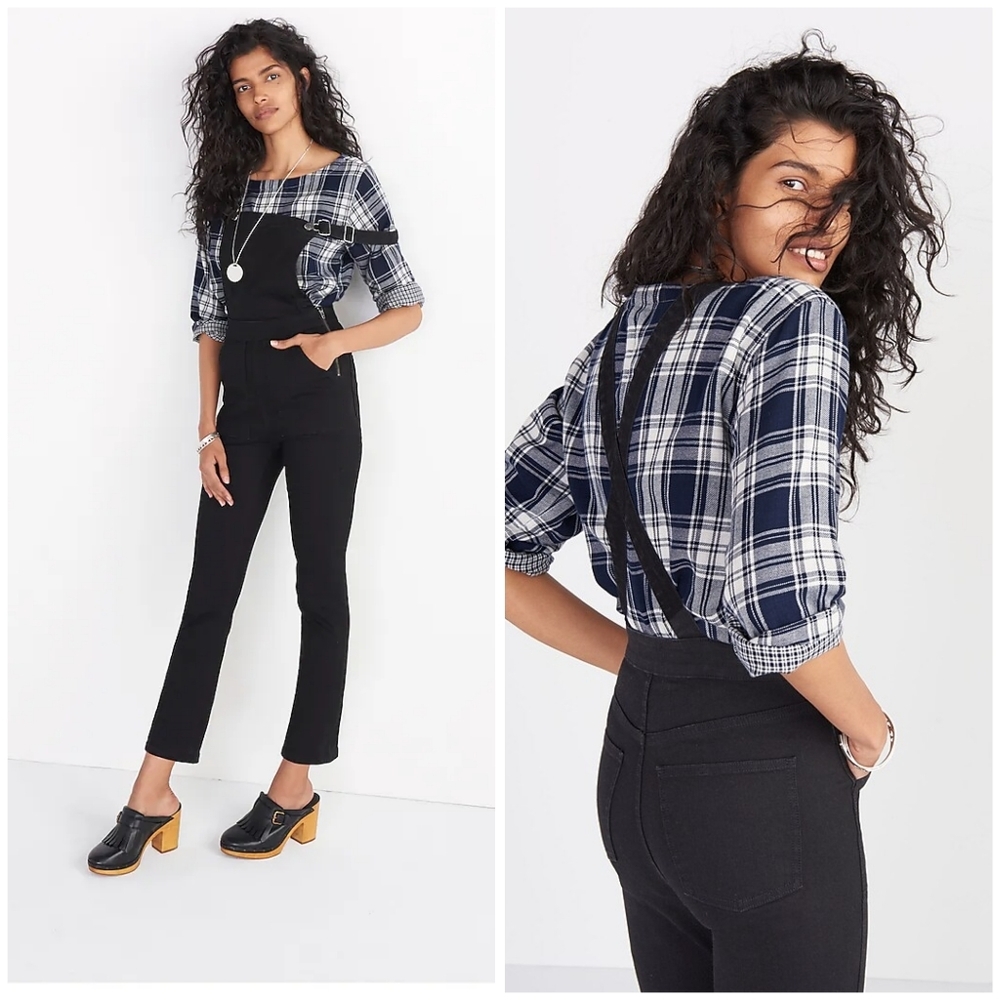 Madewell Demi-Boot Black Frost overalls size S
